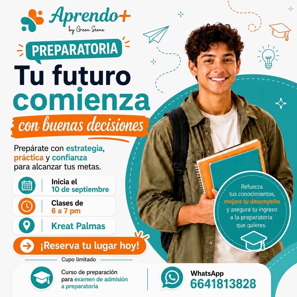 Curso de preparación para admisión a preparatoria